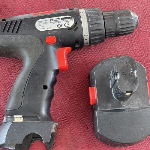 Budget Cordless Drill 18V used, cadmium battery needs repair