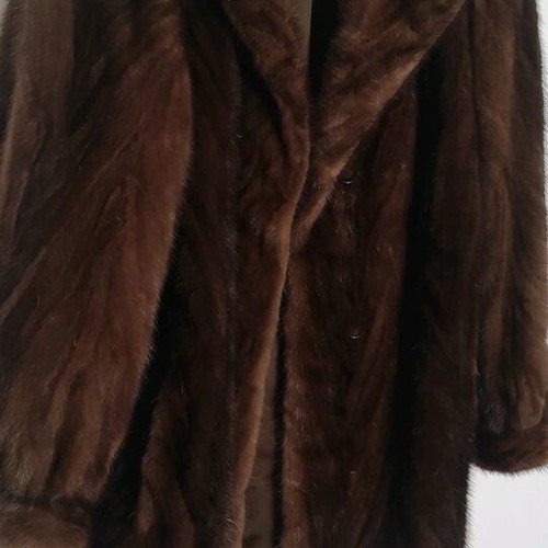 Brown fur coat like new