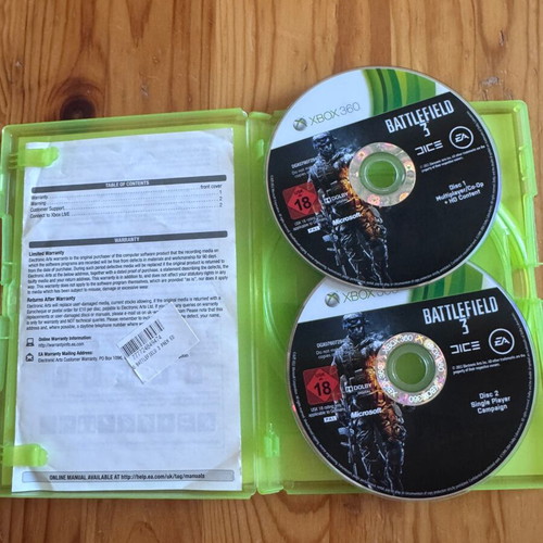 Battlefield 3 Xbox 360 game