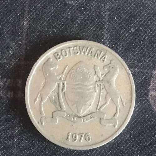 Botswana 25 Thebe 1976 coin