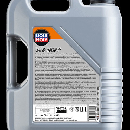Liqui Moly 5W30 5L new motor oil