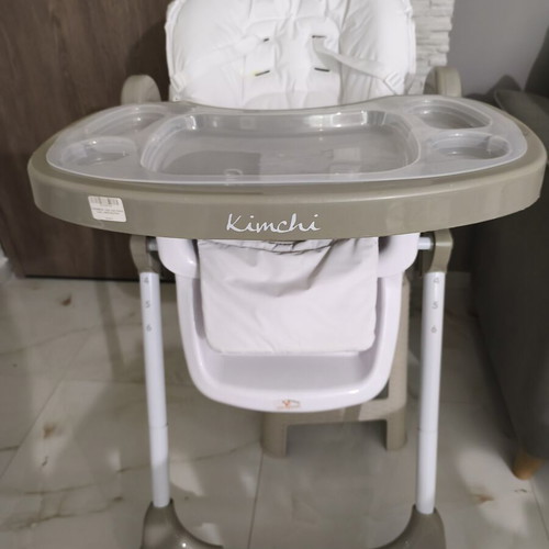 Cangaroo Kimchi Baby Highchair light gray new