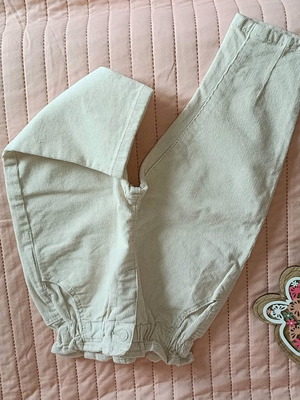 Cream corduroy pants Zara 12-18 months like new