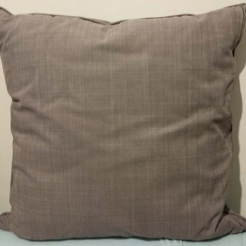 Sofa pillows three large new with brown covers