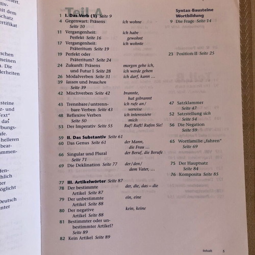 German Learning Grammar like new for Beginners