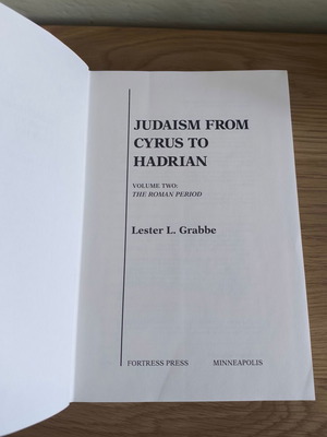 Judaism from Cyrus to Hadrian τόμος 2 The Roman Period βιβλίο σαν καινούργιο, αγγλικά