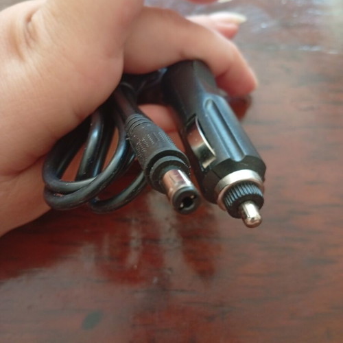 Car charger used, check the plug