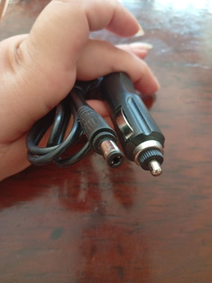 Car charger used, check the plug