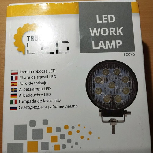 Led Spotlight L0076 Truckled Kamar new 24W 1430 lumen 12/24V