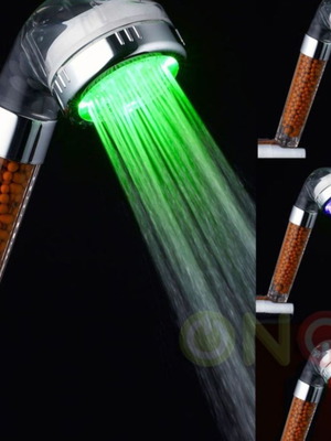Τηλέφωνο ντους Health Spa με φωτισμό LED και φίλτρο αρνητικών ιόντων νέο