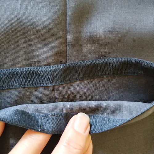 Hugo Boss men's pants like new, gray and blue, 100% wool
