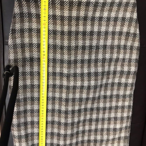Vintage Fragos Checked Wool Suit Set No48 with Velvet Details used