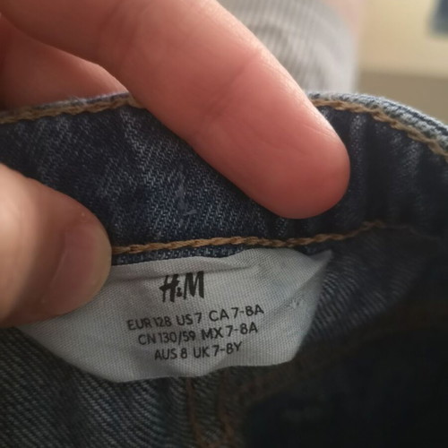 H&M Kids' Denim Shorts Used Size 128 cm Blue