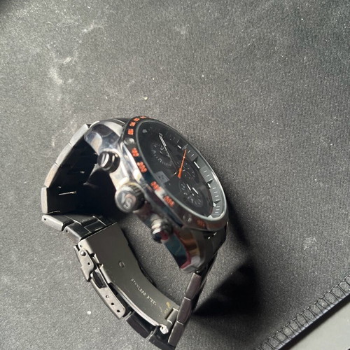 Visetti watch new, black and orange