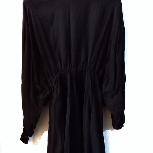Zara tunic dress XXL used, black made of Tencel fabric