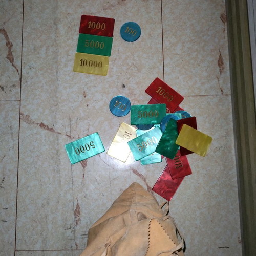 Casino game chips new, pack with bag