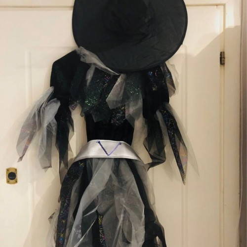 Witch costume for girl, Sandra, size 12 years