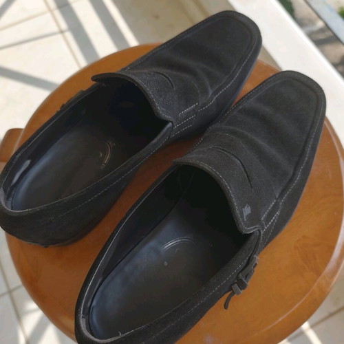 Tod's shoes used men's brown loafers