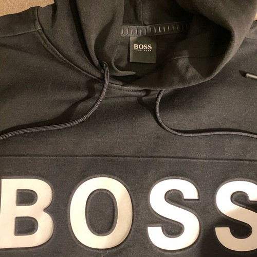 Φούτερ Boss ανδρικό μαύρο small σαν καινούργιο