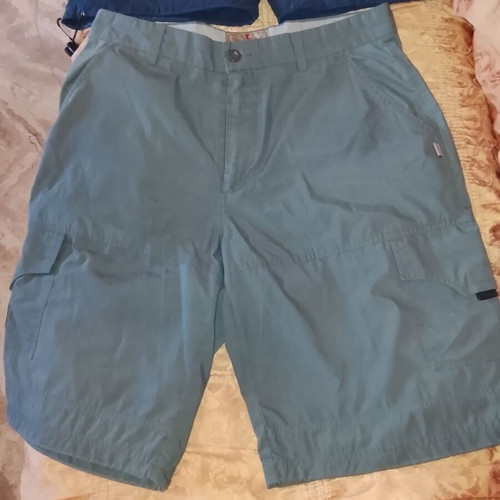 Men's casual bermuda shorts used, size L, multicolor