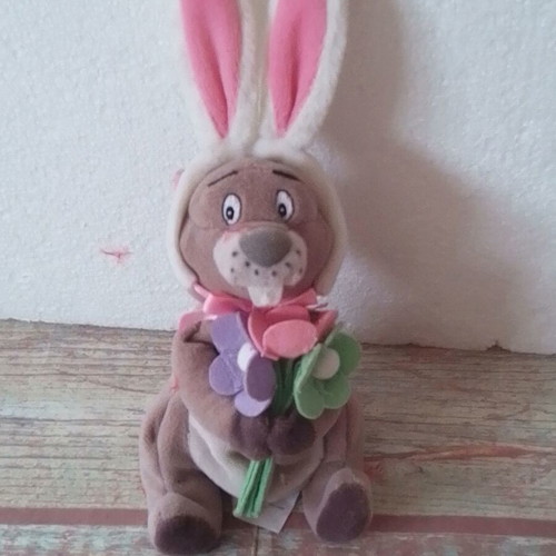 Vintage plush Easter bunny Disney Winnie the Pooh Gopher like new
