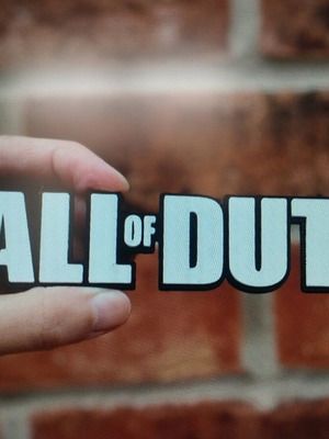 Call of Duty logo new, 3D printed