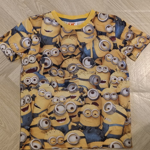 Minions T-shirt George used, size 128 cm, yellow, 7-8 years