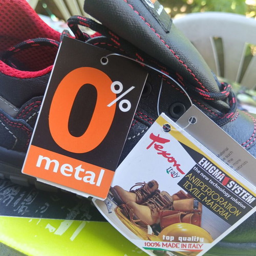 Kevlar Safety Shoes Stenso Sicilia Strong S3 SRC Size 42 New
