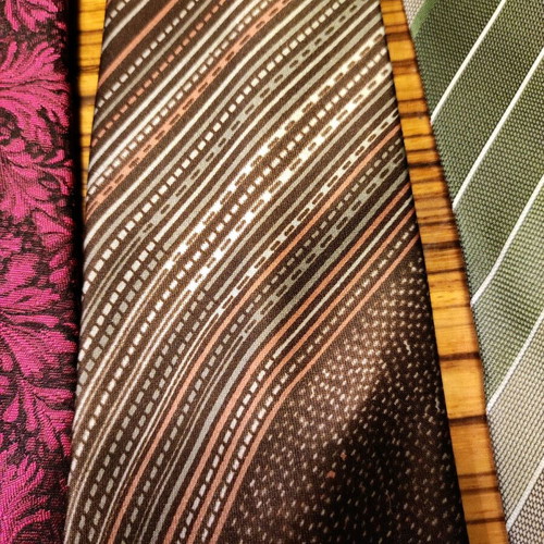 Vintage ties used, pack of 7, timeless designs