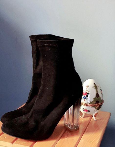  Black Sock Boots - mavra mpotakia tipou "kaltsa"