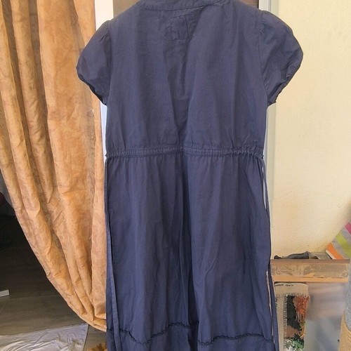 Cotton dress H&M size S used, blue
