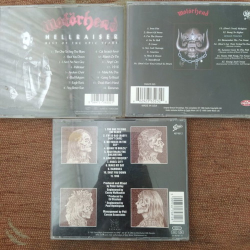 Motorhead 3 CD pack used, metal