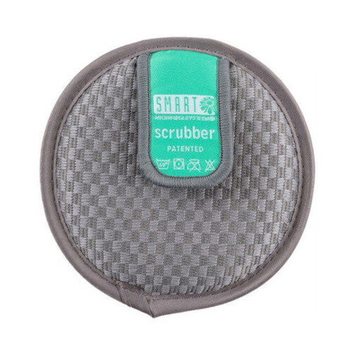 Microfiber household sponge new, gray, dual-sided cleaning