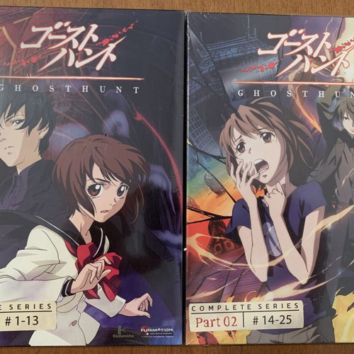 Ghost Hunt DVD Complete Series Part 1+2 Sealed, Anime Manga