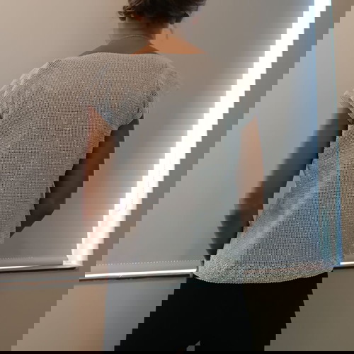 Винтидж блуза без ръкави употребявана, размер S