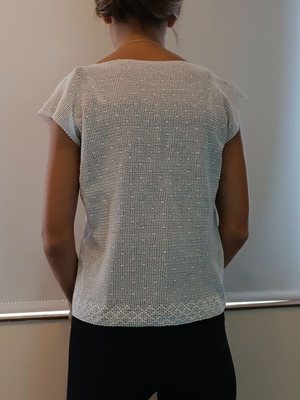 Винтидж блуза без ръкави употребявана, размер S