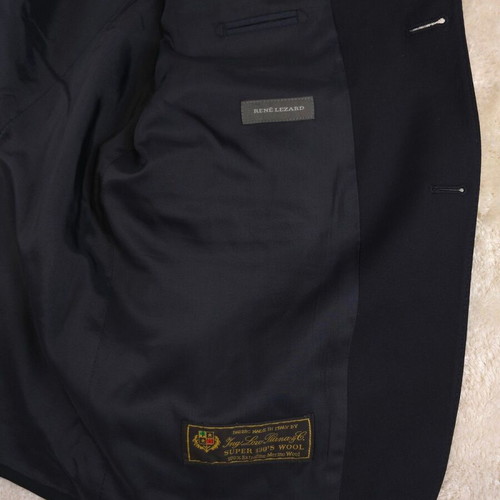 René Lezard Loro Piana Super 130’s blazer like new, size EU 50, black