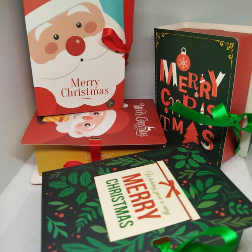 Christmas paper boxes new, set of 4 pieces