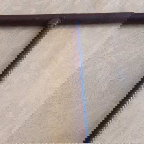 Τρυπάνι χειρός μεταχειρισμένο τεράστιο σιδερένιο μασίφ χειροποίητο