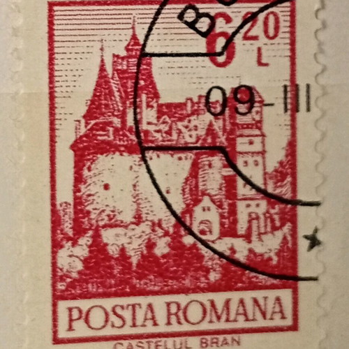 Romania stamps used, pack of 12