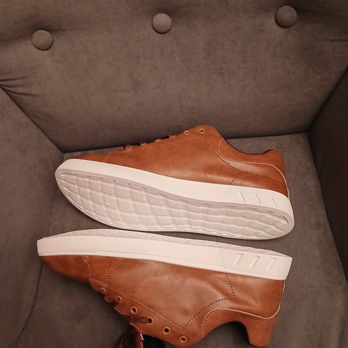 Leather shoes new size 48 brown