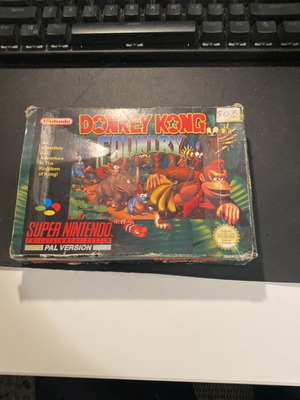 Donkey Kong Country 1 original UK box for Super Nintendo used