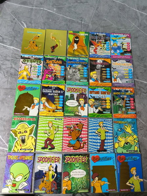 Scooby Doo Deagostini cards used, pack of 75 single