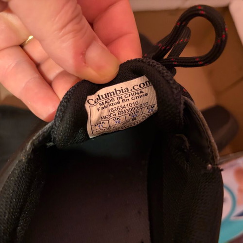 Columbia Trail low shoes used, size 44, black