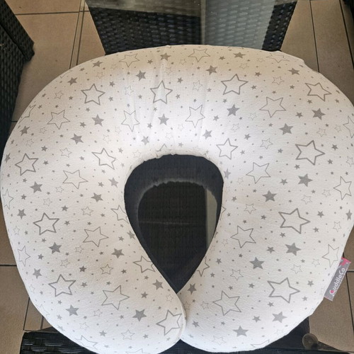 Cuddleco Nursing Pillow like new with removable pillowcase
