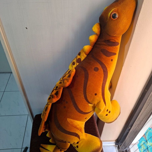 Dinosaur plush toy used, large ideal for babies
