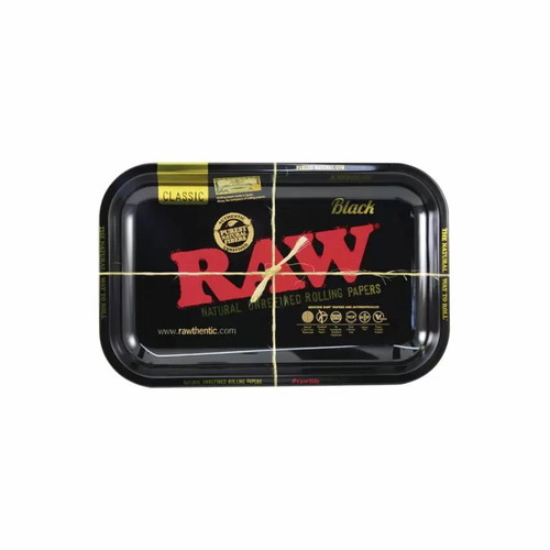 Raw Black rolling tray 27.5 x 17.5 cm new
