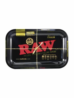 Raw Black rolling tray 27.5 x 17.5 cm new