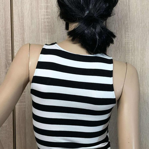 Basics top like new, size S/M, black and white