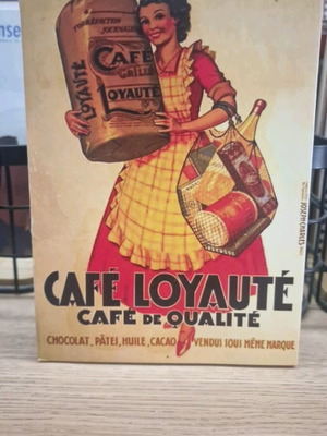 Wooden decorative sign Loyaute like new 13×18cm